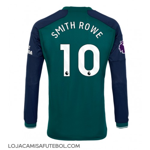 Camisa de Futebol Arsenal Emile Smith Rowe #10 Equipamento Alternativo 2023-24 Manga Comprida